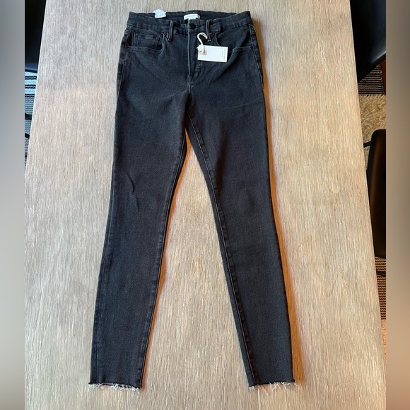 Good American Good Legs Black Skinny Jeans Size 8/29 - Picture 3 of 4